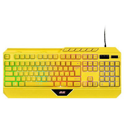 Клавіатура 2E GAMING KG315 RGB USB Yellow Ukr