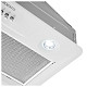 Витяжка Ardesto вбудована, 52см, 450м3ч, метал, 2х1Вт LED, кнопкове, білий