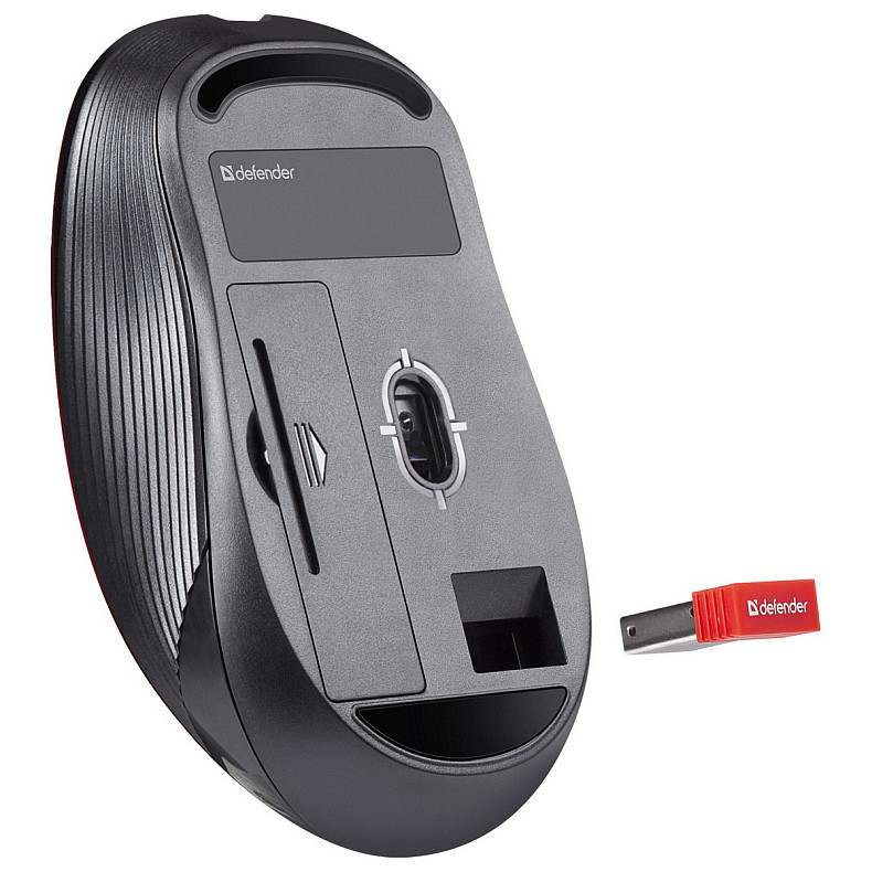 Мишка Defender Gassa MM-105, бездротова, 6кн. до 1600 dpi, безшумна, бірюзова