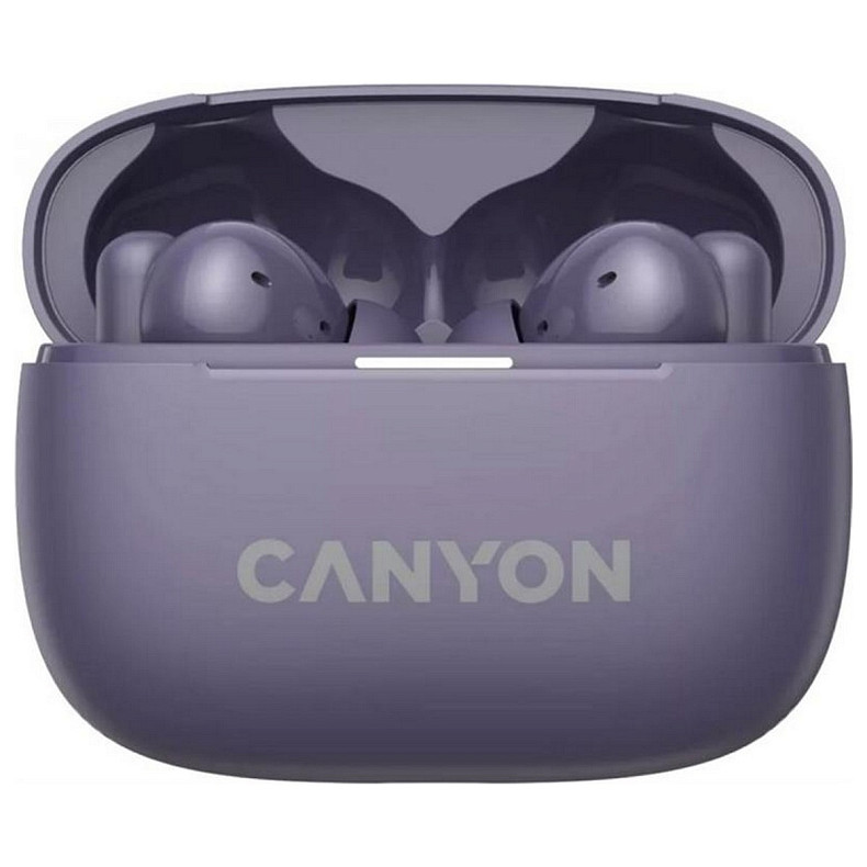 Bluetooth-гарнитура Canyon OnGo TWS-10 ANC ENC Purple (CNS-TWS10PL)