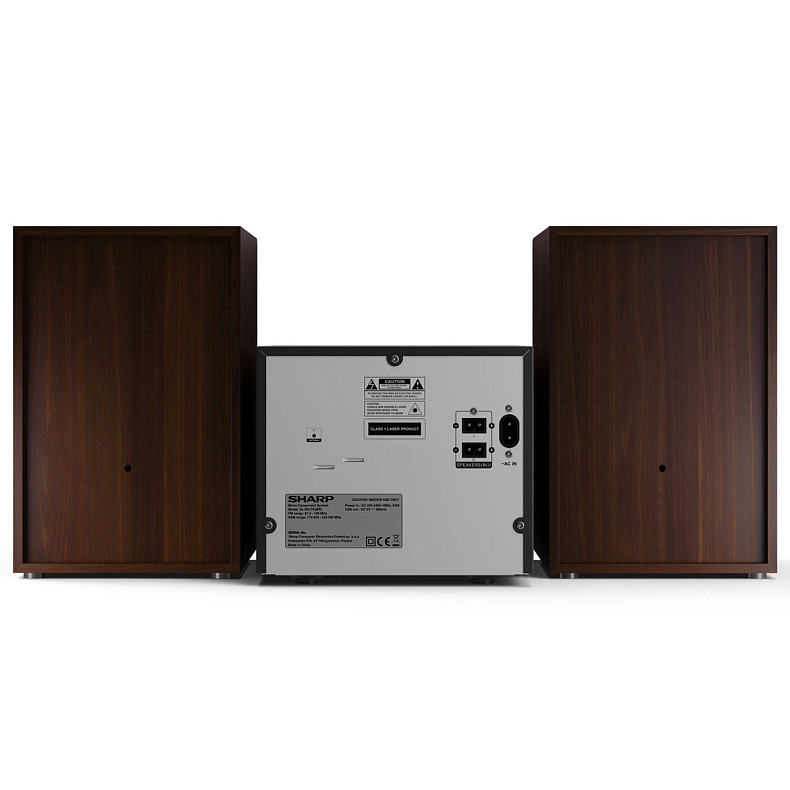 Музыкальный центр Sharp XL-B517D(BR) Brown