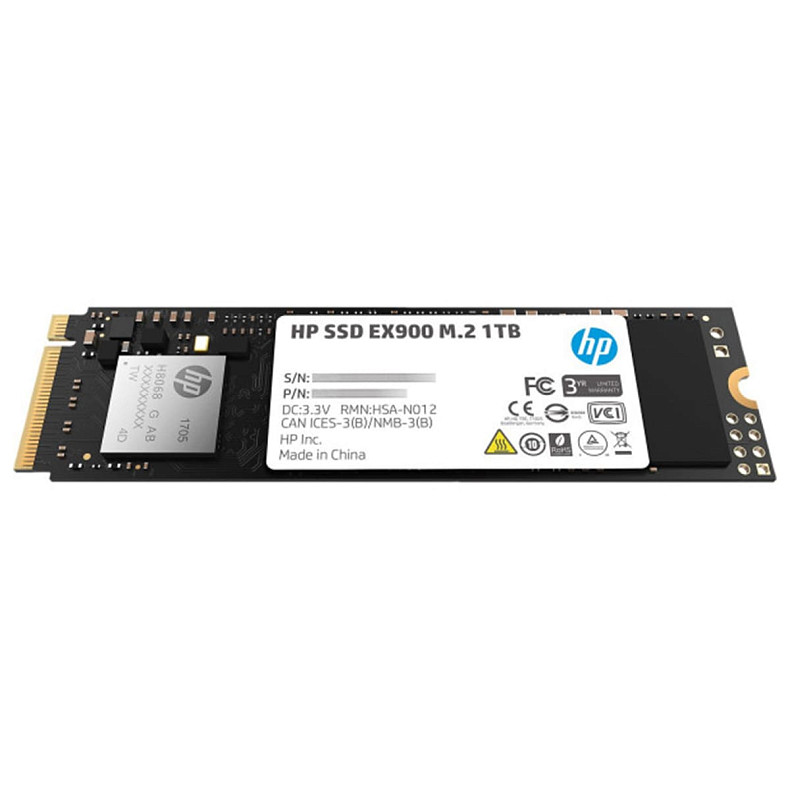 SSD накопичувач 1TB HP EX900 M.2 2280 PCI Ex Gen3 x4 3D NAND, Retail (5XM46AA)