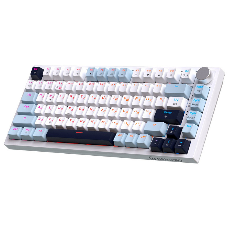 Клавіатура GamePro Genesis Warden MK160BL White