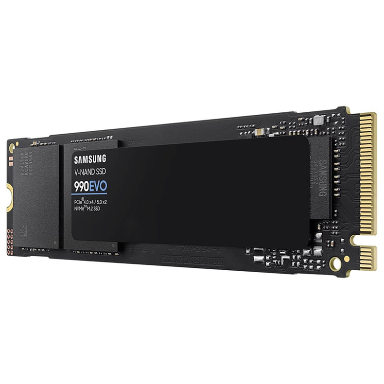 Накопичувач SSD Samsung 990 EVO 1ТB M.2 2280 PCIe 5.0 x4 NVMe V-NAND TLC (MZ-V9E1T0BW)