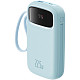 УМБ Baseus 20000mAh Qpow2 22.5W PD,QC3.0 USB-A, USB-C In/Out, with USB-C/Lightning cable,Blue