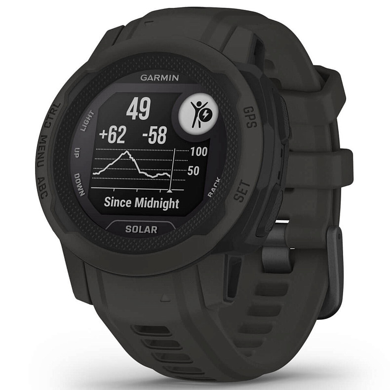 Спортивний годинник Garmin Instinct 2s Solar Graphite Gray