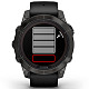 Спортивний годинник GARMIN Fenix 7 Pro Sapphire Solar Carbon Gray DLC Titanium with Black Silicone