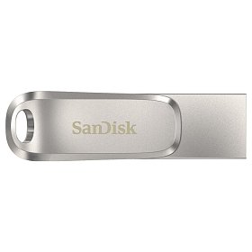 Накопитель SanDisk 128GB USB 3.1 Type-A + Type-C Dual Drive Luxe