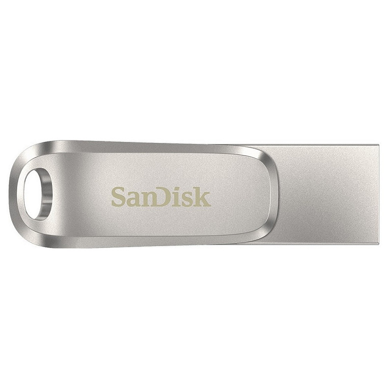 Накопичувач SanDisk 128GB USB 3.1 Type-A + Type-C Dual Drive Luxe