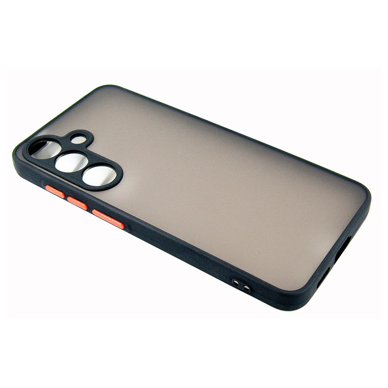 Чохол-накладка Dengos Matt для Samsung Galaxy S24 SM-S921 Black (DG-TPU-MATT-146)