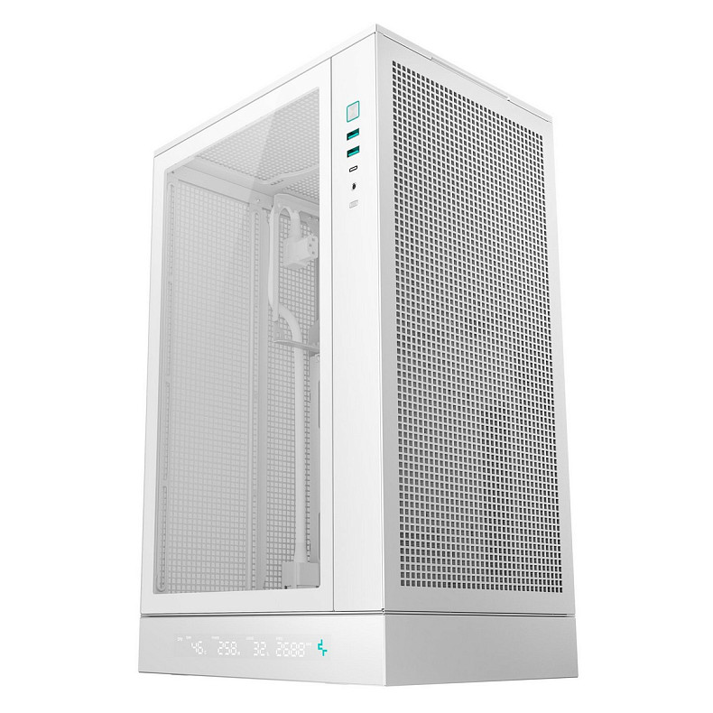 Корпус DeepCool CH270 Digital White (R-CH270-WHNDM0-G-1)