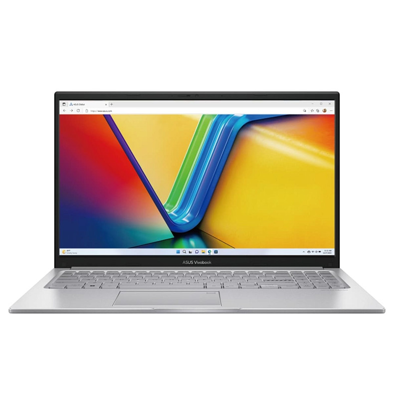 Ноутбук Asus 15.6FI/Core5-120U/16/1TB SSD/Intel HD/DOS/ BL/Cool Silver X1504VA-BQ589