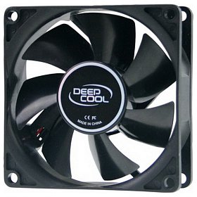 Вентилятор DeepCool XFAN 80, 80х80х25мм, Molex, черный