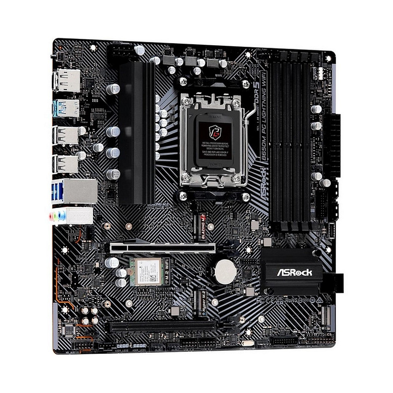 Материнская плата ASRock B650M PG Lightning Socket AM5