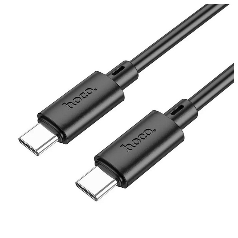 Кабель Hoco X88 Gratified 60W USB Type-C - USB Type-C, 1 м, Black (6931474783363)