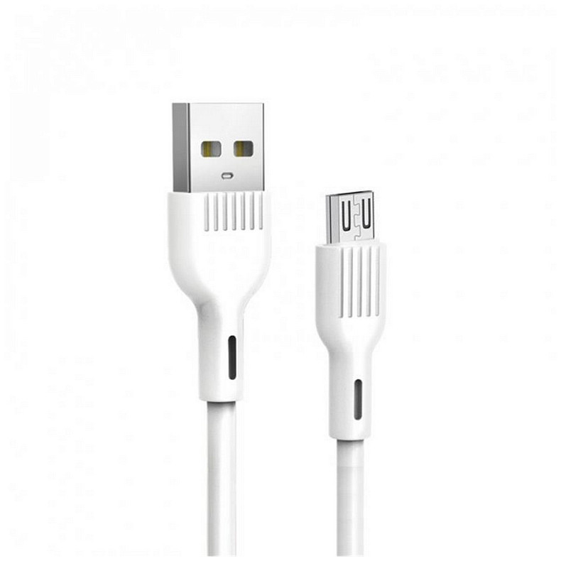 Кабель SkyDolphin S03V USB - microUSB 1м, White (USB-000421)