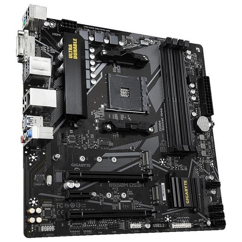 Материнська плата Gigabyte B550M DS3H Socket AM4