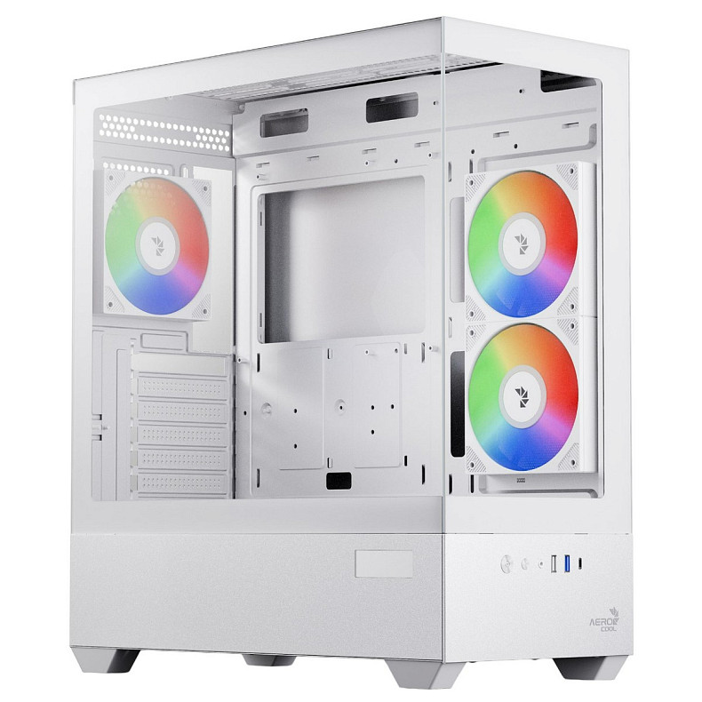 Корпус AeroCool P500D Digi-G-WT-v1 White (ACCM-PN07033.21)