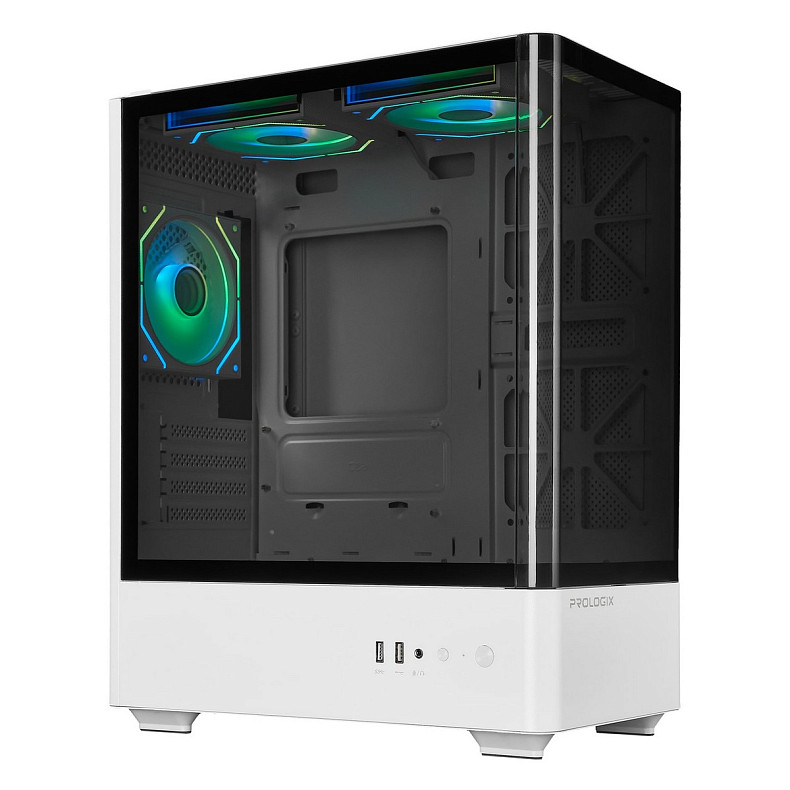 Корпус Prologix Lumi GM-01AW Glass White