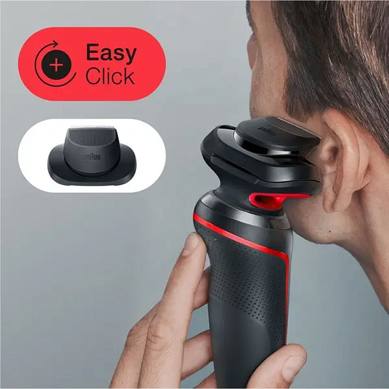 Электробритва Braun Series 5 51-R1200s BLACK/RED