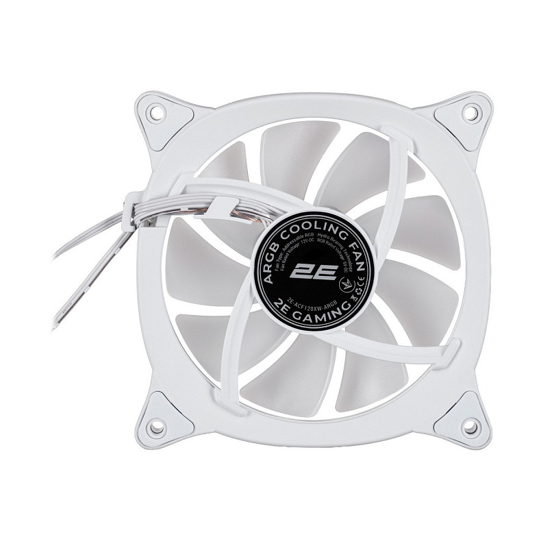 Корпусный вентилятор 2E GAMING Air Cool X Fan ACF120XB-ARGB, 120мм, 1200rpm, 3pin, 3pin +5VARGB, 20,