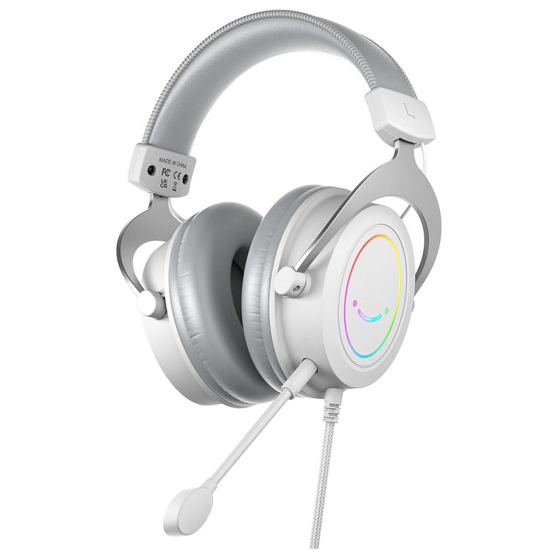 Гарнітура Fifine RGB H3W White