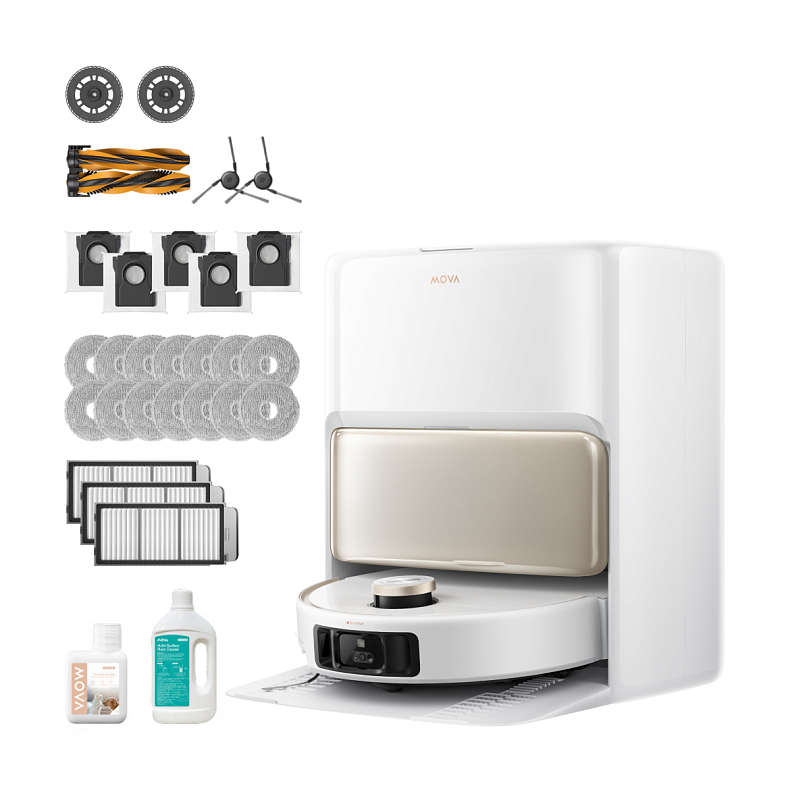 Робот-пилосос MOVA V50 Ultra Complete White EUA
