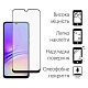 Защитное стекло Dengos для Samsung Galaxy A05s SM-A057 Black Full Glue (TGFG-331)