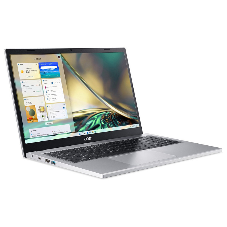 Ноутбук Acer Aspire 3 15.6" FHD IPS/i3-N305/16/512SSD/UMA//Lin/Pure Silver