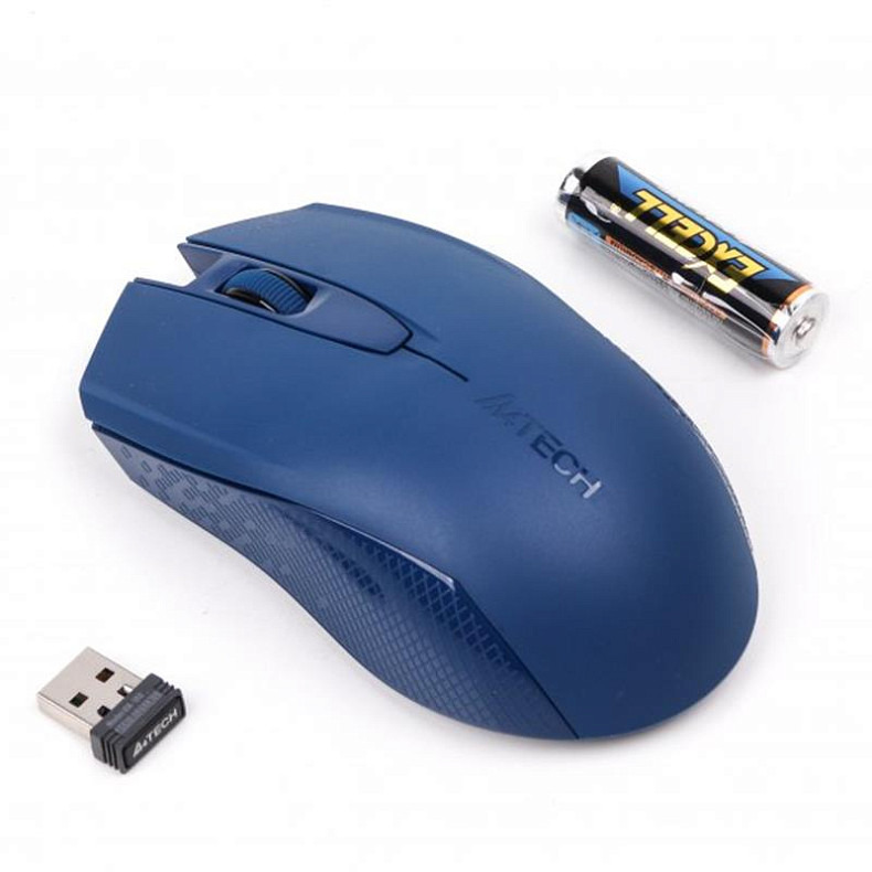 Мышь беспроводная A4Tech G3-760N Blue USB V-Track