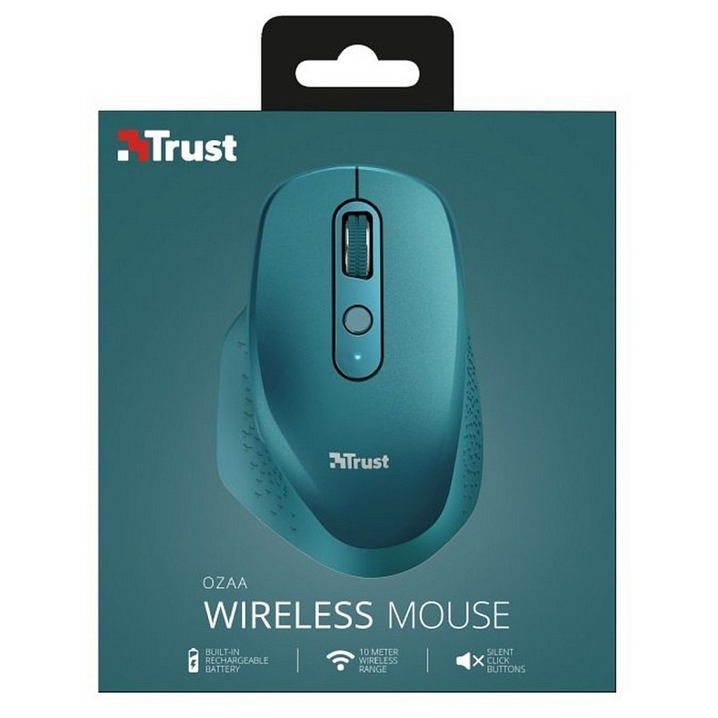 Мышка Trust OZAA RECHARGEABLE WL Blue (24034_TRUST)