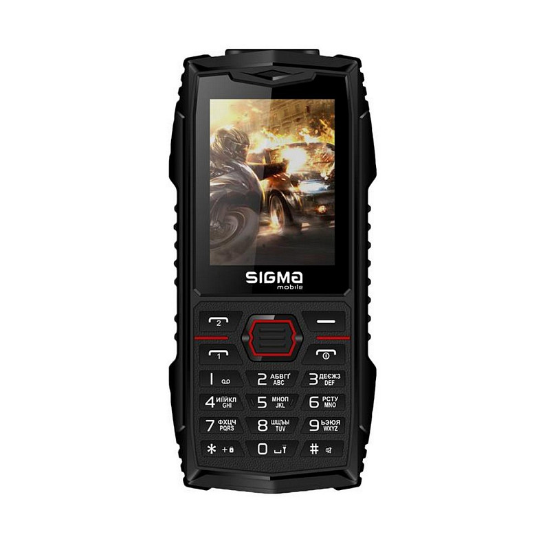 Мобільний телефон Sigma X-treme AZ68 Dual Sim Black/Red