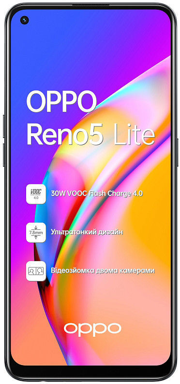 Смартфон OPPO Reno5 Lite 8/128Gb (CPH2205) Black (6944284680715)