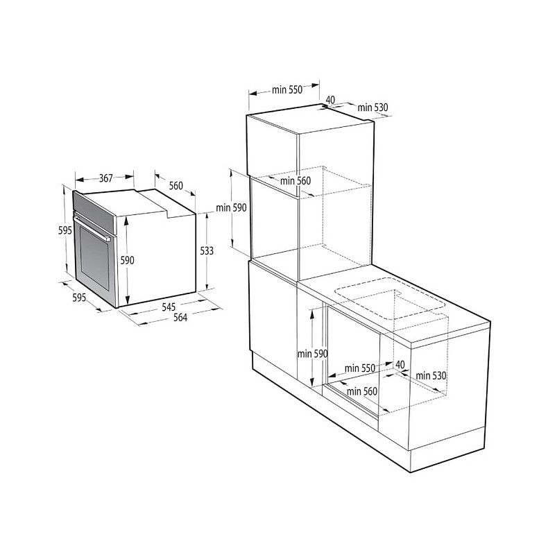 Духовой шкаф Gorenje BO6735E02BK