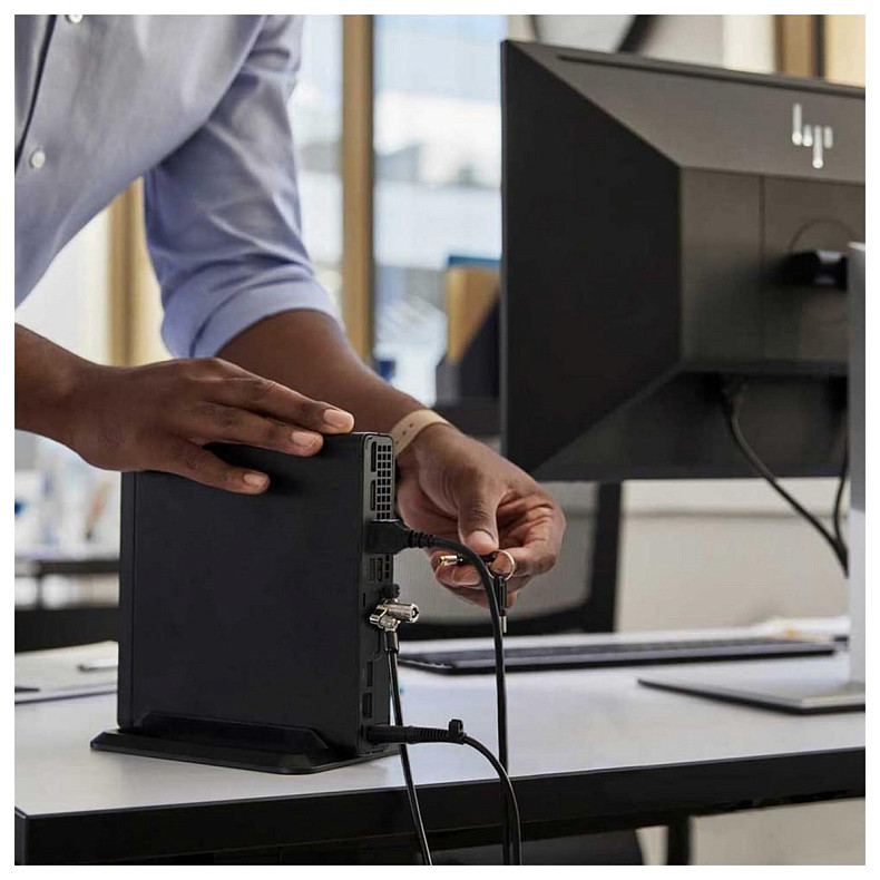 Неттоп HP Pro 400-G9 Mini, Intel i3-13100T, 8GB, F512GB, UMA, WiFi, кл+м, 3р (884V0EA)