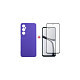 Чохол-накладка Dengos для Realme C65 Violet (DG-KM-95) + захисне скло