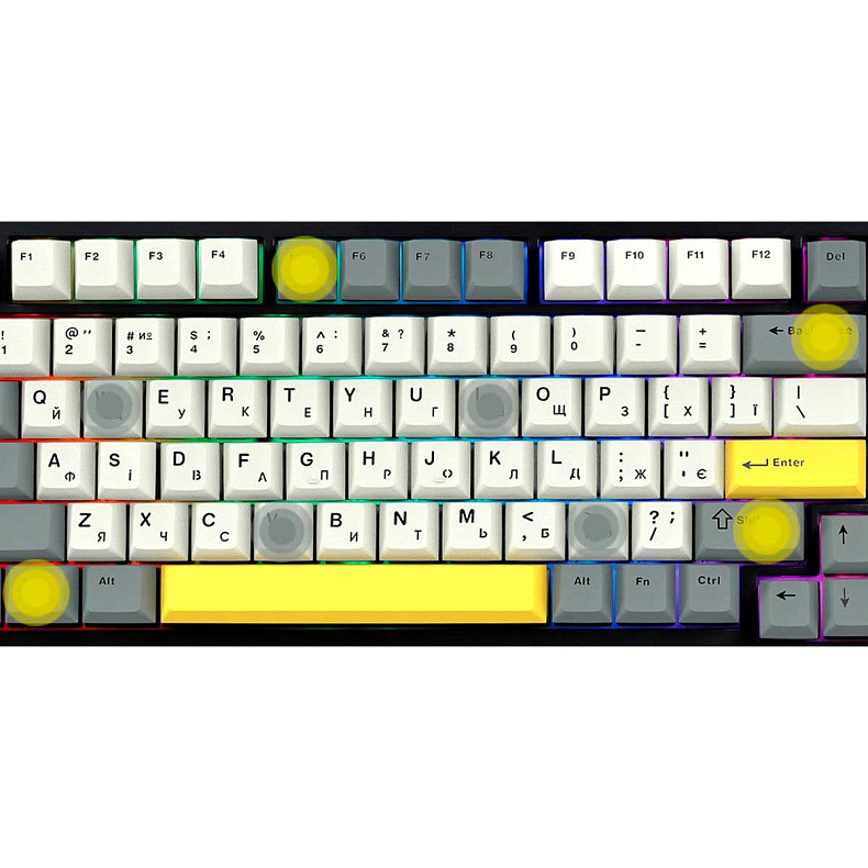 Клавиатура EPOMAKER TH80 SE Budgerigar V2 Black (TH80-SE-B-BV2)