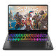 Ноутбук HP OMEN Transcend 14-fb1002ru 14" 3K OLED, Intel U9-285H, 64GB, F2TB, NVD5070-8, DOS, черный