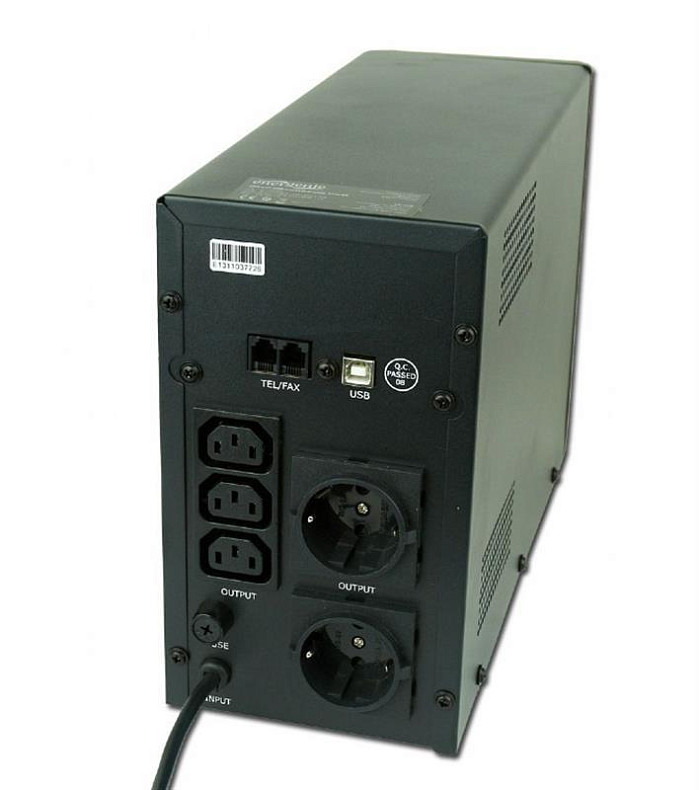 ИБП EnerGenie EG-UPS-034 1500VA, Line Int., AVR ,3xIEC+2xSchuko, USB, LCD, RJ11