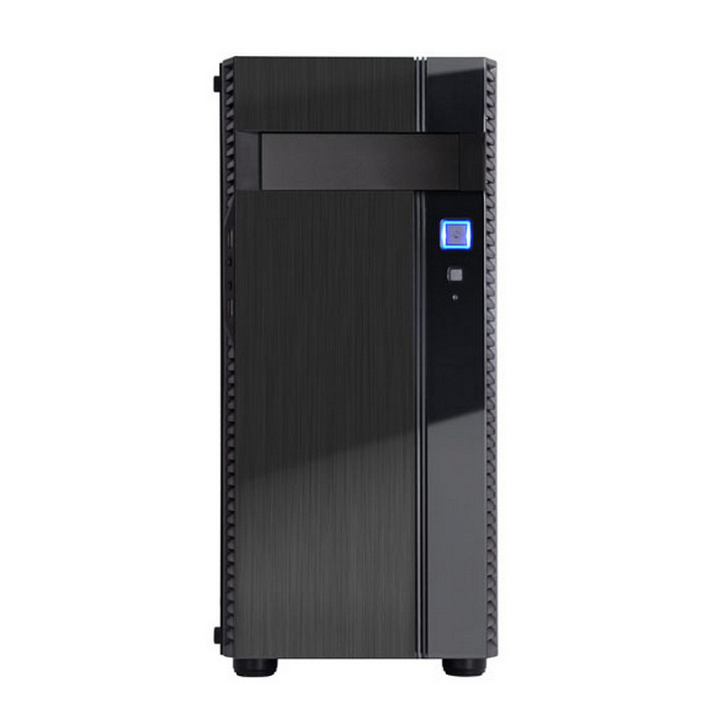 Корпус SilverStone PS14B-E, без БП, 2xUSB3.0, Steel Side Panel, ATX, Black