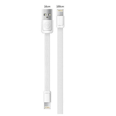 Кабель WK WDC-009 M&S Lightning/microUSB, 1м White (2000700000063)