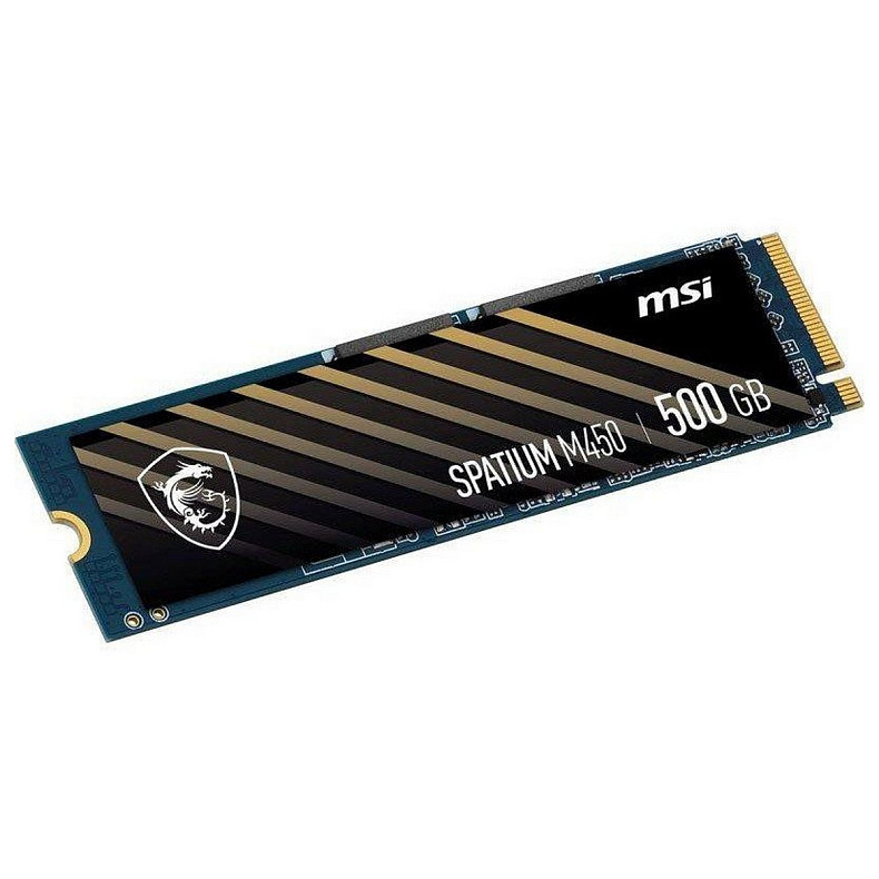 Накопитель SSD 500GB MSI Spatium M450 V1 M.2 2280 PCIe 4.0 x4 NVMe 3D NAND TLC (S78-440K380-P83)