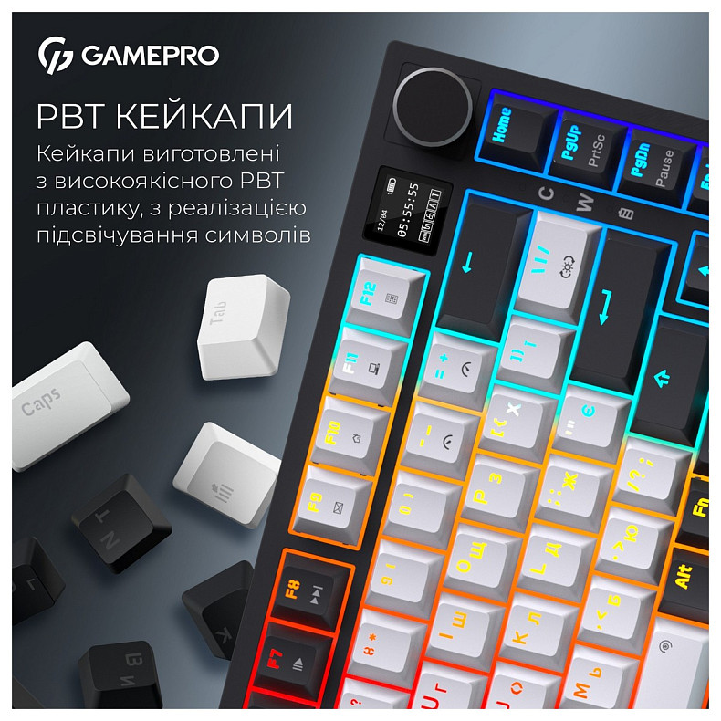 Клавиатура GamePro Asgard Valhalla Pro White (MK160W-D-Pro)