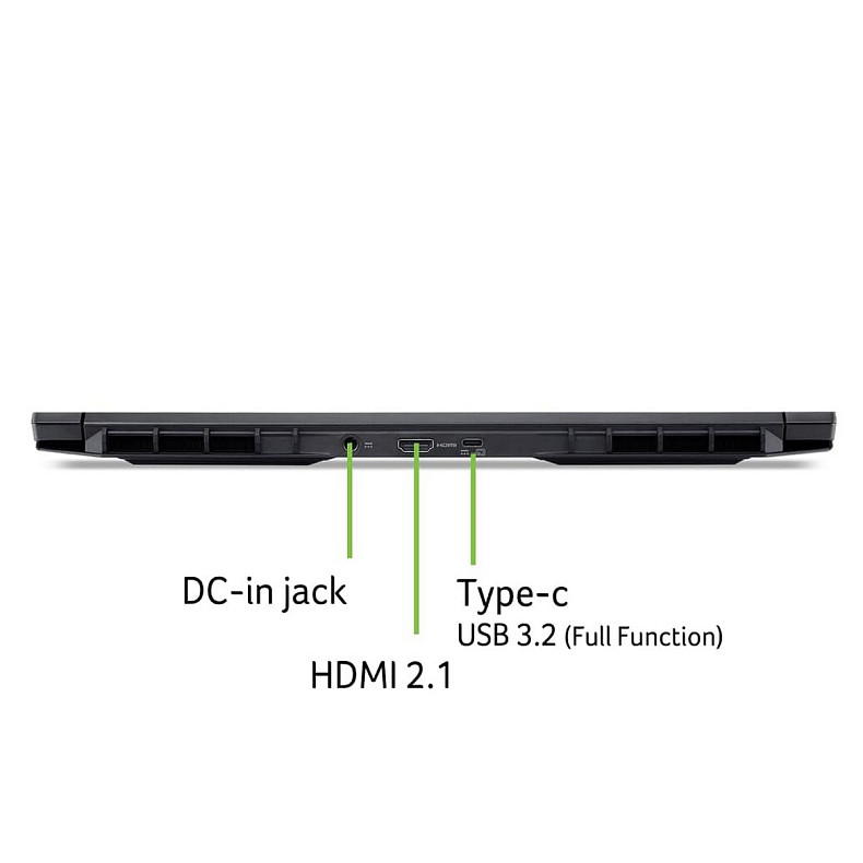 Ноутбук Acer Nitro V 16S ANV16S-61 16" WQXGA IPS, AMD R9-365, 32GB, F1TB, NVD5070-8, Win11P, черный