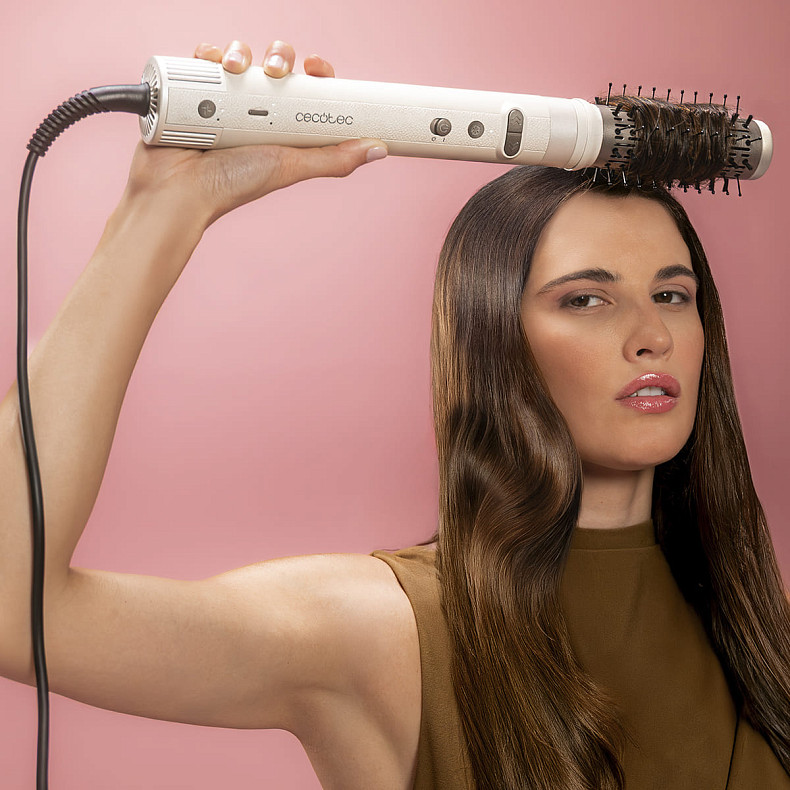 Стайлер CECOTEC Bamba CeramicCare 8in1 AirGlam Gyro Champagne 