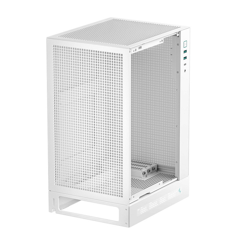 Корпус DeepCool CH170 Digital White (R-CH170-WHNPI0D-G-1) без БЖ