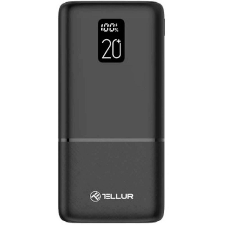 Універсальна мобільна батарея Tellur PD202 Boost Pro 20000mAh Black (TLL158351)