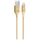 Кабель Ttec (2DK16A) USB - Lightning, AlumiCable, 1.2м, Gold