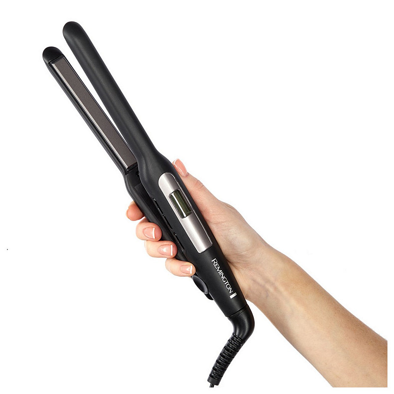 Выпрямитель Remington PRO-Ceramic Extra Slim, темп. режимов-9, 150-230С, чехол, дисплей, керамика, черный