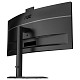 Монітор AOC 34" CU34E4CW, WQHD, VA, 120Гц, вигн., 2xHDMI, DP, USB-C, RJ-45, USB-hub,cam,HAS, кол.